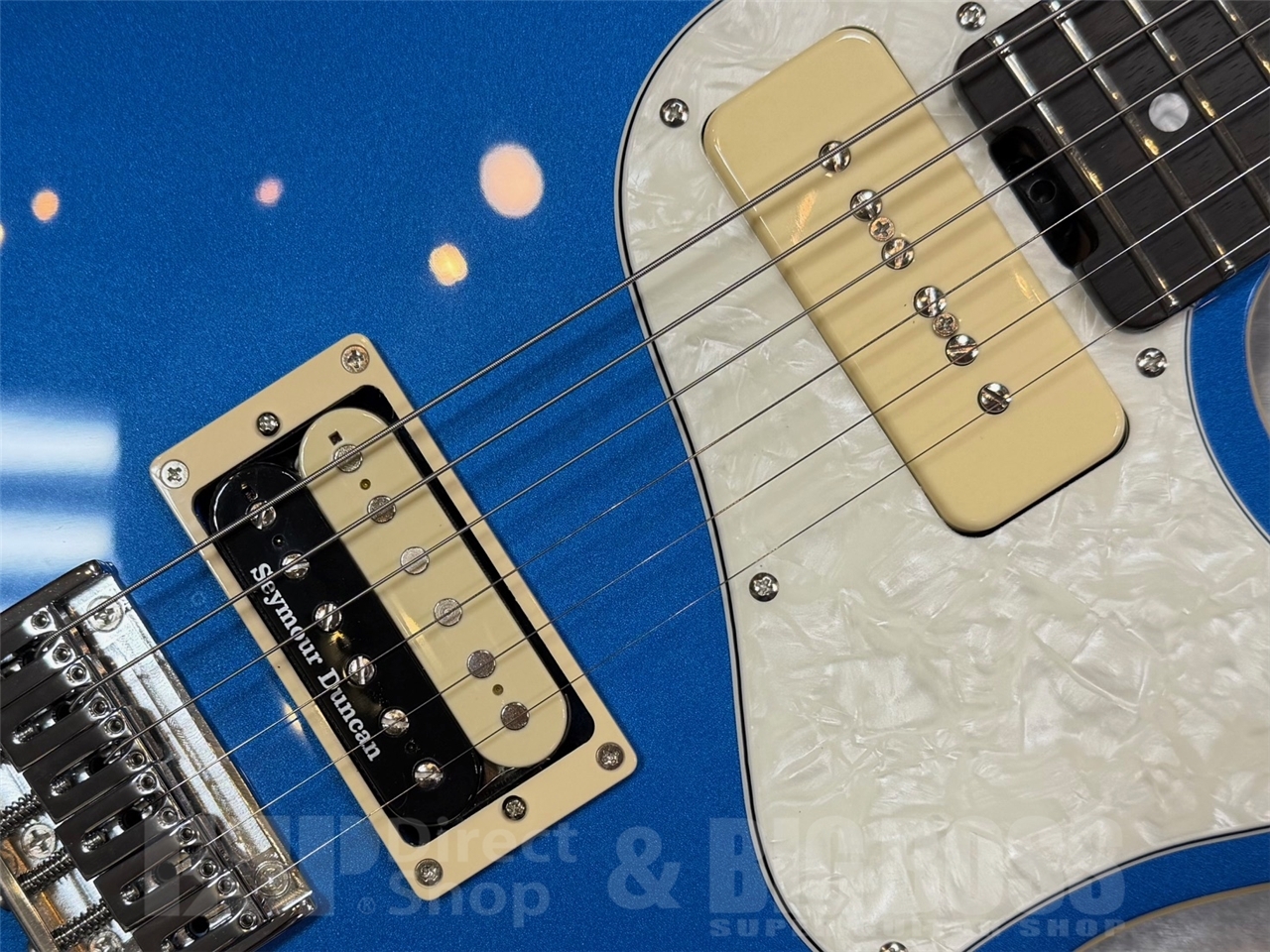 EDWARDS E-THROBBER【Splash Blue Metallic 】（新品/送料無料）【楽器