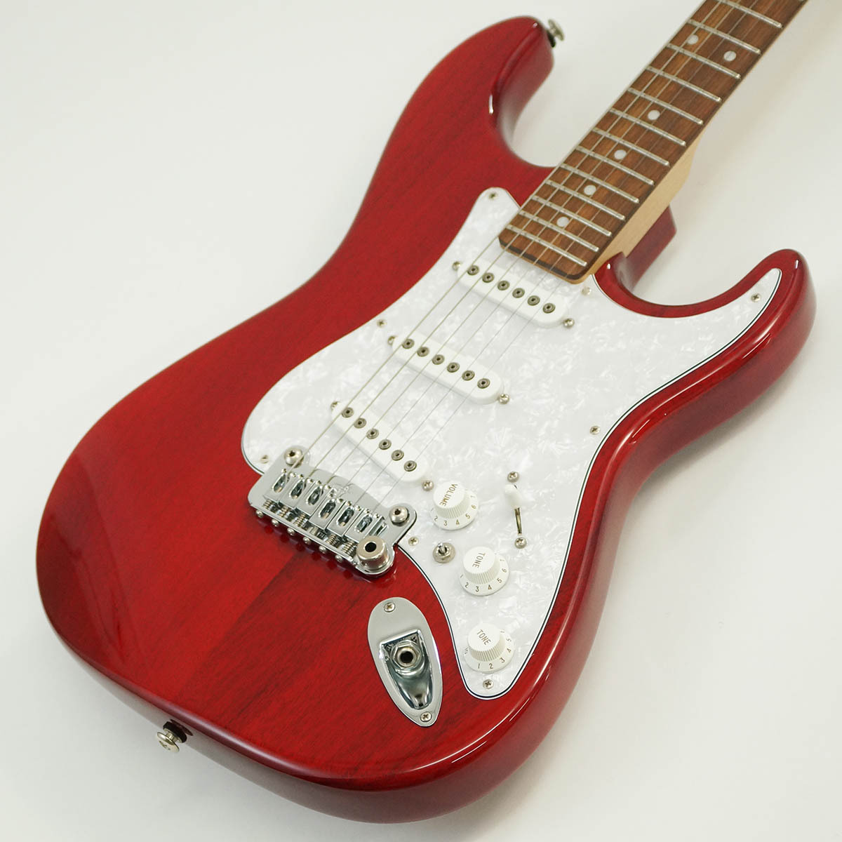 G&L USA 40th Anniversary S-500 (Clear Ruby Red/Caribbean