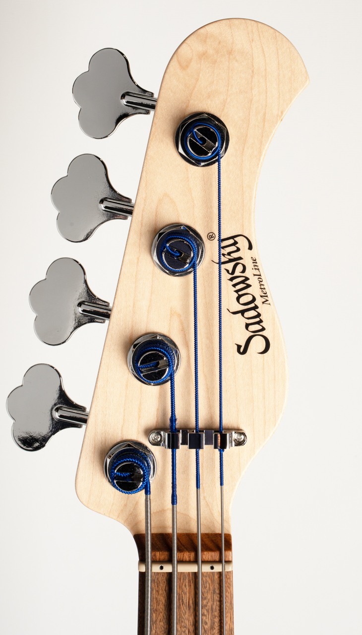 Sadowsky Metroline ML21 VJ4 ALD / Bora Blue Burst Transparent
