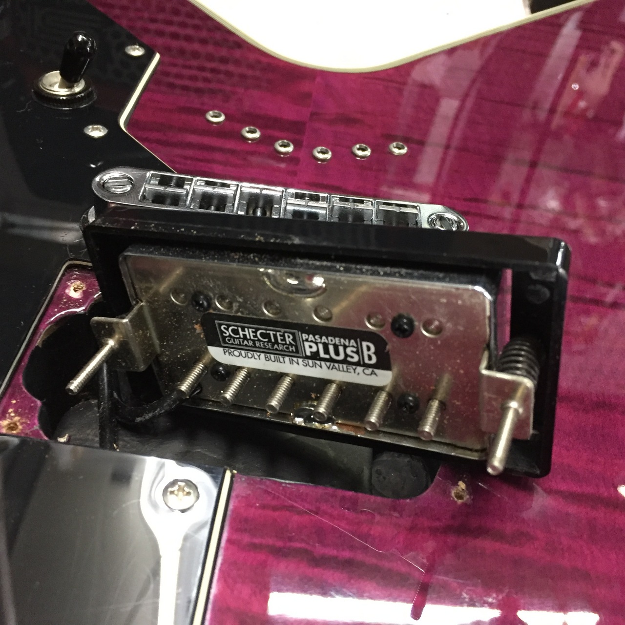 SCHECTER V-1 CUSTOM Trans Purple（中古/送料無料）【楽器検索
