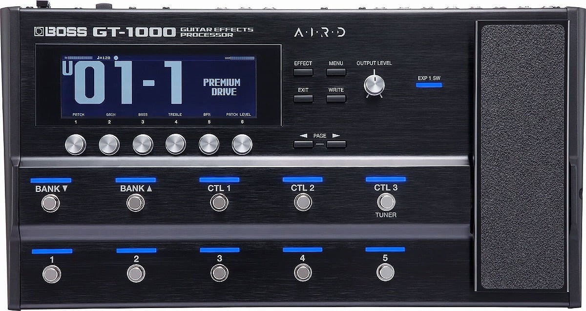 BOSS GT-1000 マルチエフェクター & Roland製ヘッドフォン RH-5