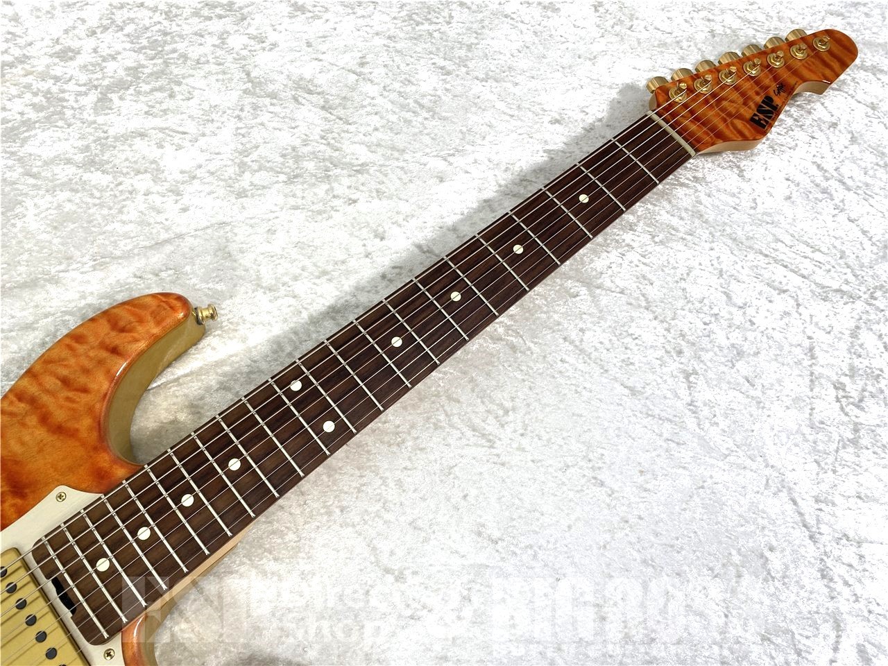 EpiphoneWILDCAT アンテークアイボー ゴールドラメ　ビンデング ESP SNAPPER-7 Ohmura Custom 