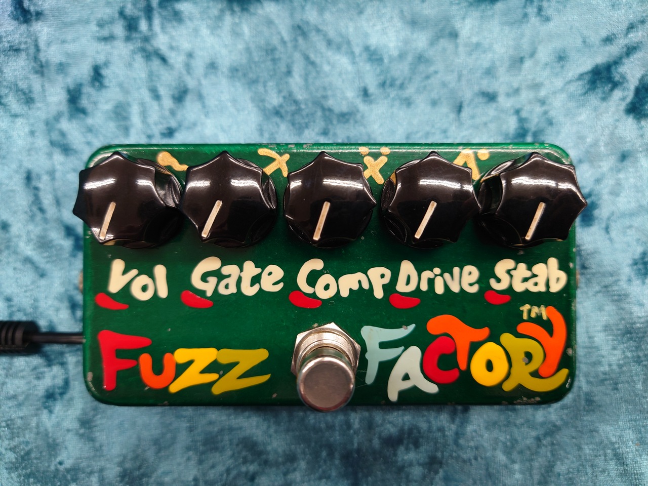 激レア 1点物 Zvex Fuzz Factory ハンドペイント ピンクラメ-