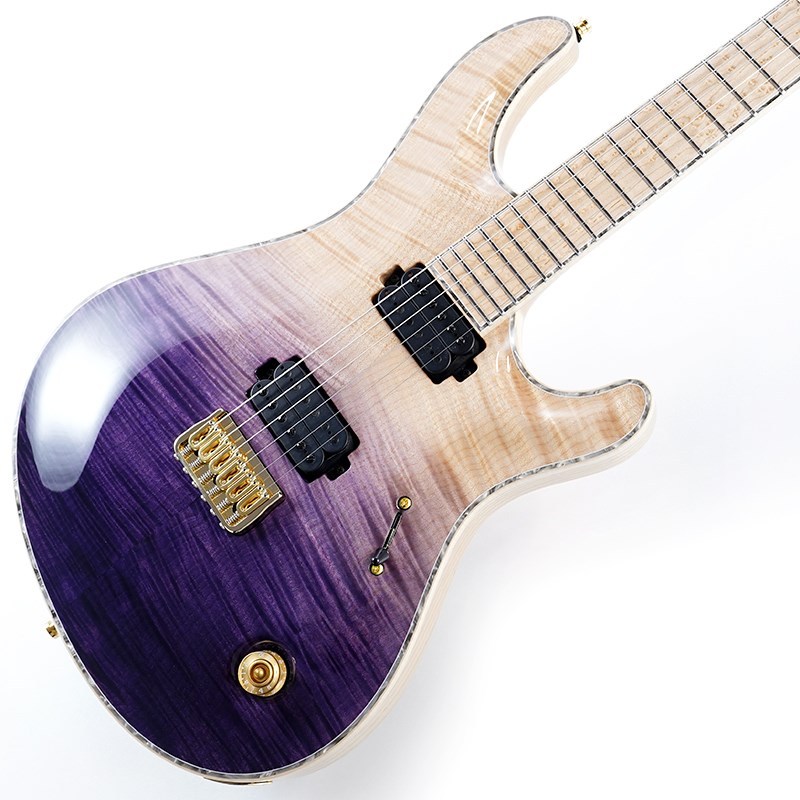 MAYONES Regius6（商品の説明をお読みください） MAYONES Regius 6 (Trans Dirty Blue Burst Gloss w/Glod