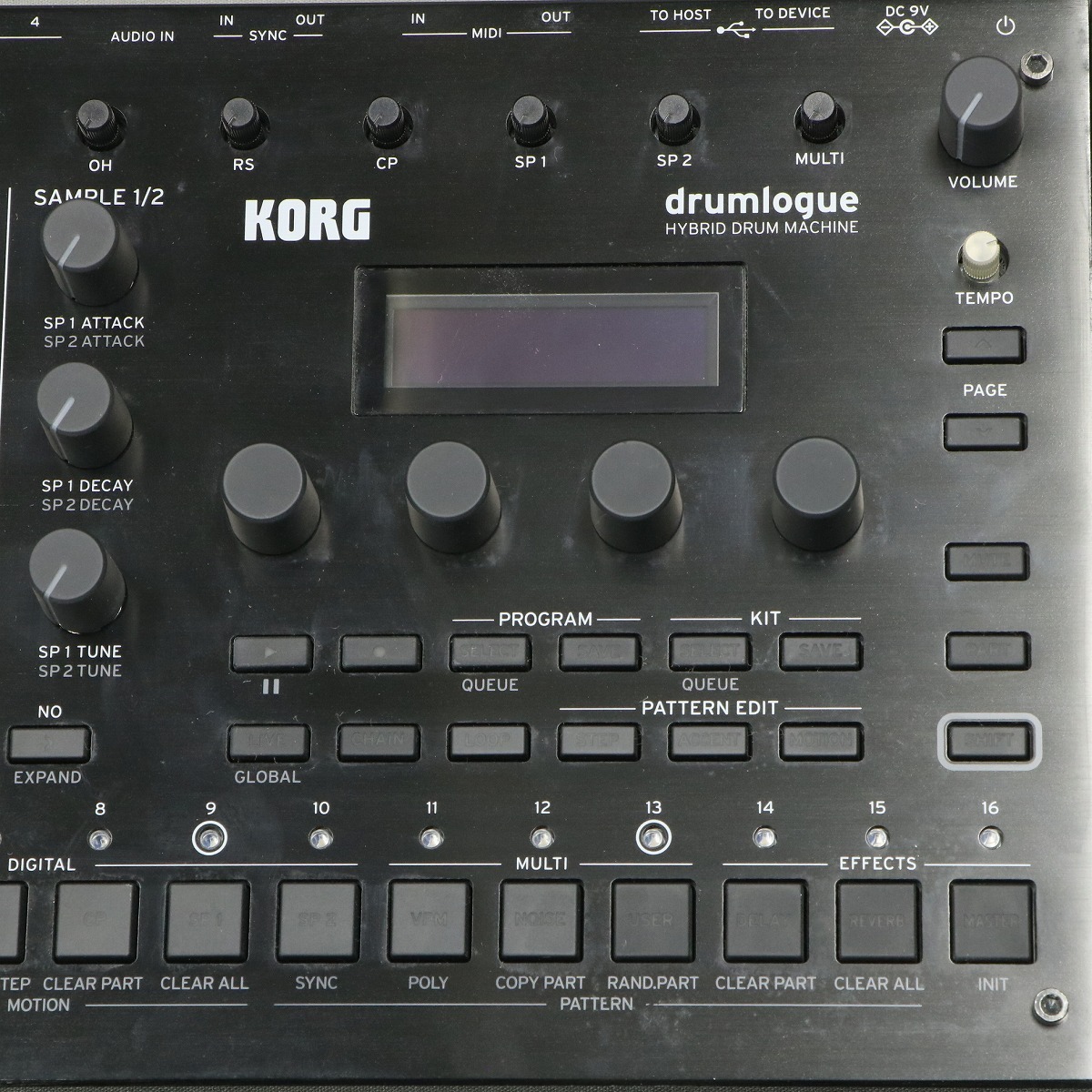 KORG drumlogue HYBRID DRUM MACHINE 【展示品特価】【アウトレット