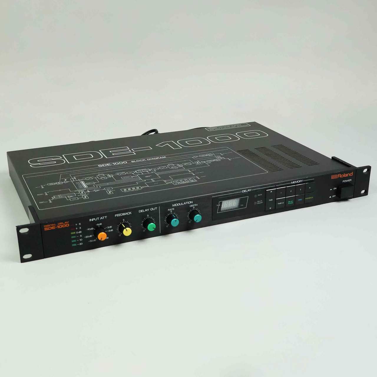 【動作良好】Roland SDE-1000 デジタルディレイ　日本製 Roland DIGITAL DELAY SDE-1000 デジタルディレイ/ラックエフェクター