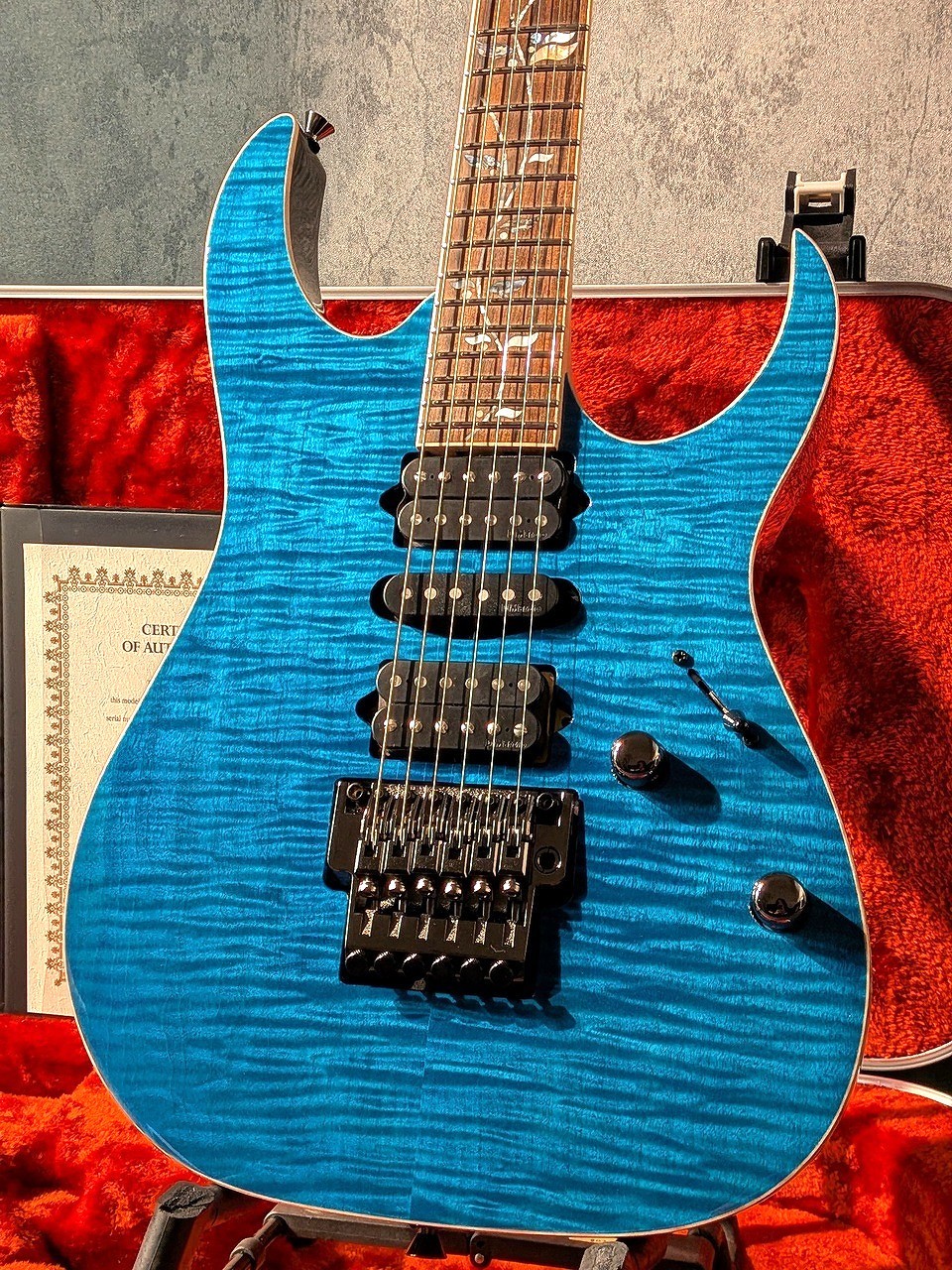 Ibanez 【良杢・人気カラー】j.custom RG8570 Royal Blue Sapphire