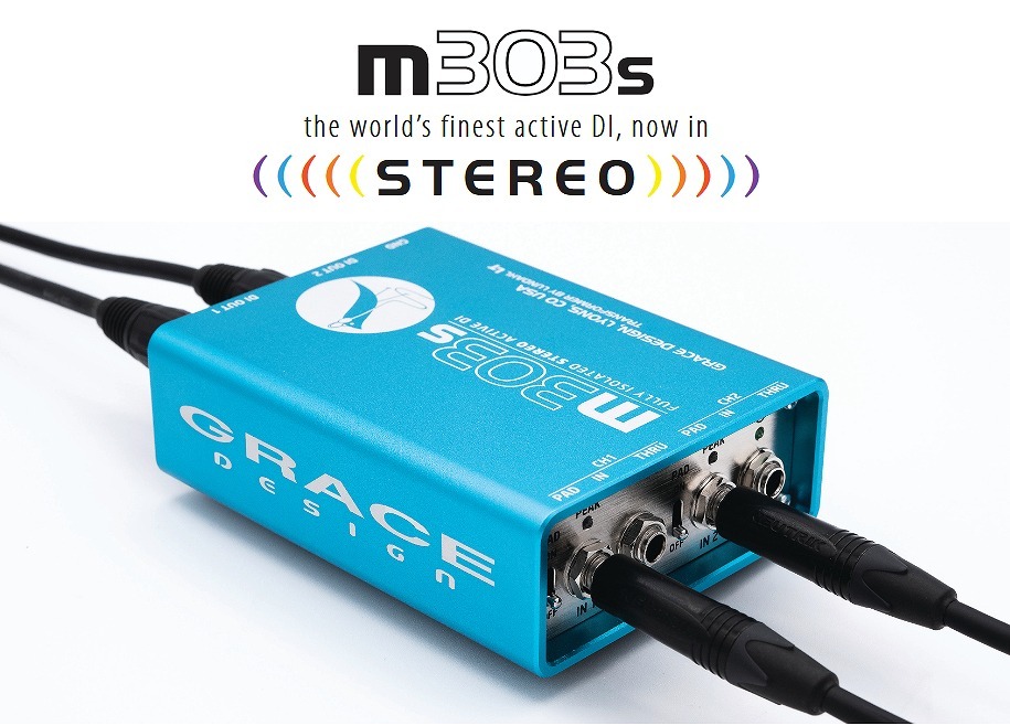 GRACE design m303s Stereo Active DI ダイレクトボックス【WEBSHOP