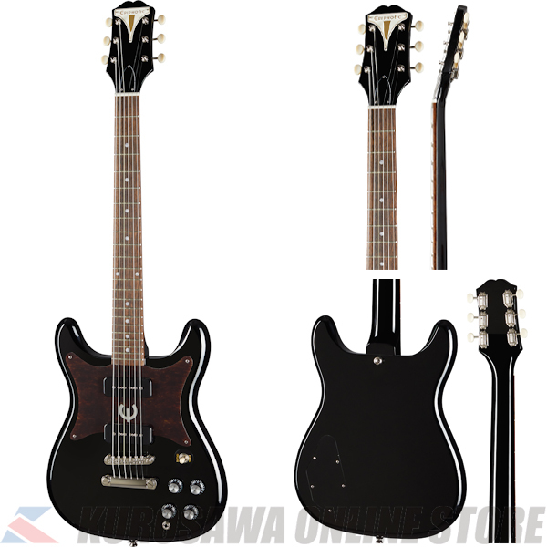 Epiphone Wilshire P-90 Ebony  [EOWLEBNH1]【ケーブルプレゼント！】(ご予約受付中)（新品/送料無料）【楽器検索デジマート】