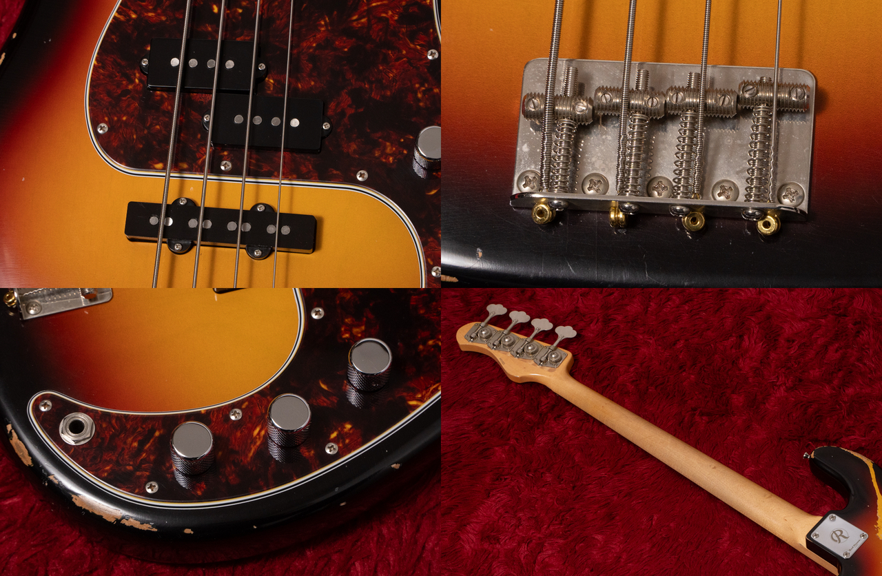 ベース Red House General PJ4 HVC Heavy Aged Red House Guitars General PJ4 with HVC option / Opec Sunburst