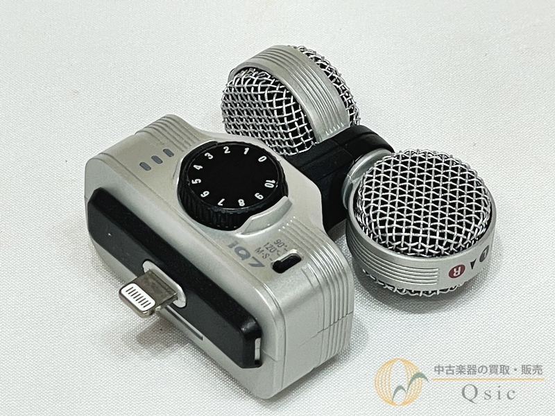 ZOOM iQ7 Mid-Side Stereo Microphone for iOS [TMR69]【箕面店在庫
