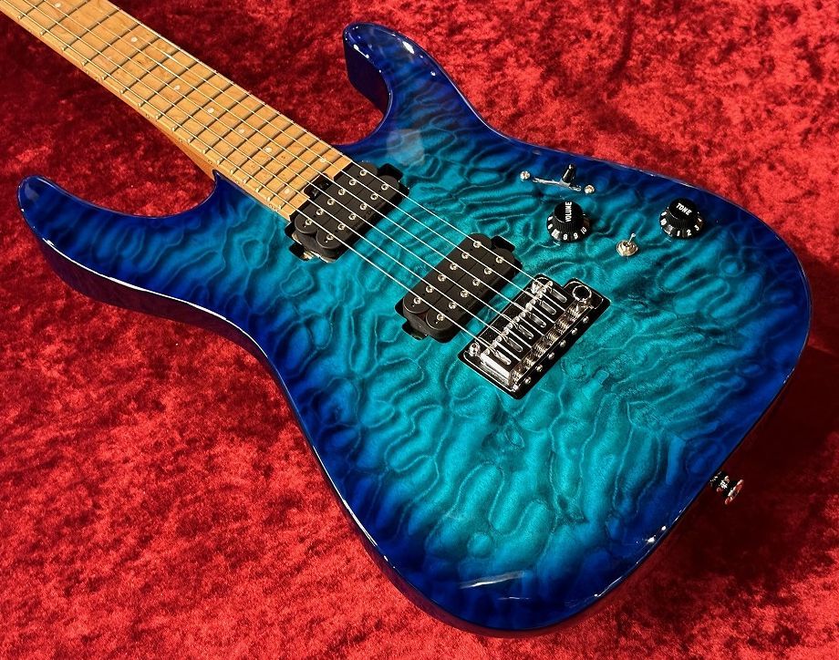 Charvel PRO-MOD DINKY DK24 HH 2PT CM QM -CHLORINE BURST- #198232 ...