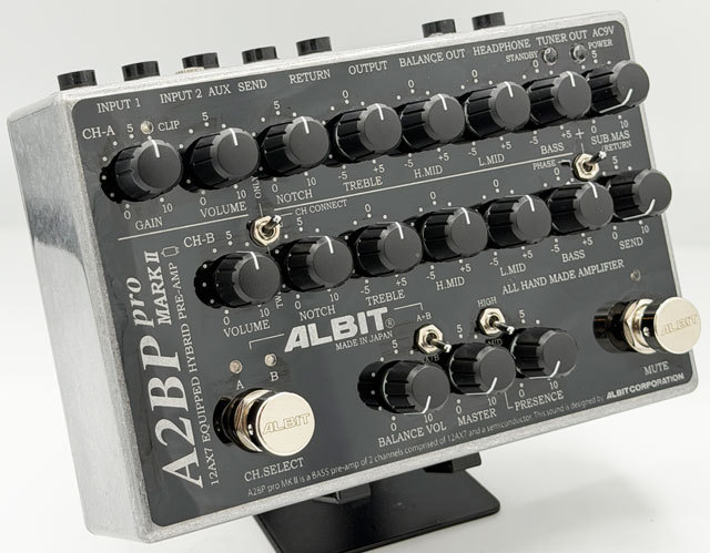 Albit A2BP pro MARK II 真空管プリアンプ 楽器、器材 ALBIT A2BP Pro MARK II アルビット 真空管 ベース