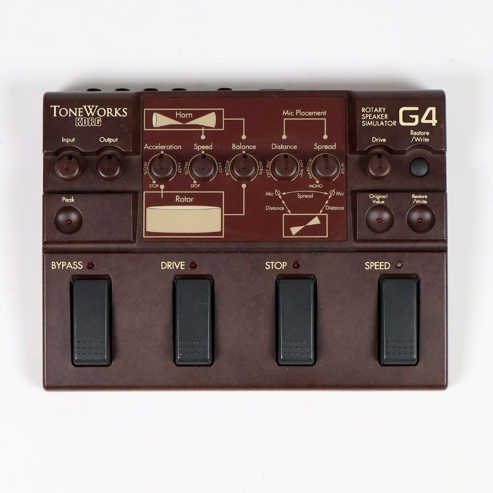 TONEWORKS KORG G4 ロータリースピーカーシミュレーター KORG 【中古】 ロータリースピーカーシミュレーター KORG G4（中古