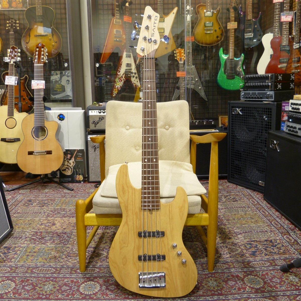 SAITO GUITARS S-521b / Rosewood Fingerboard / Naked 【5弦パッシブ