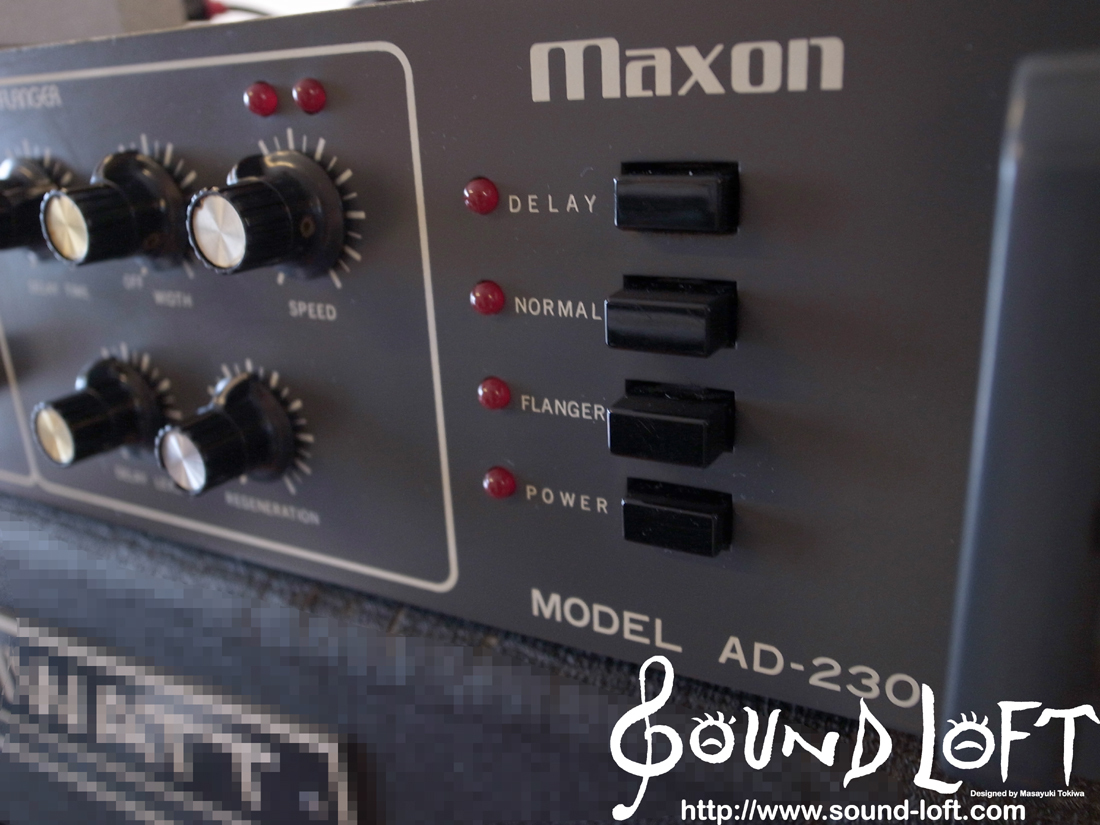 maxon AD-230 【VINTAGE】 Rare Maxon Ad-230 + switch pedal, serviced ! | Reverb