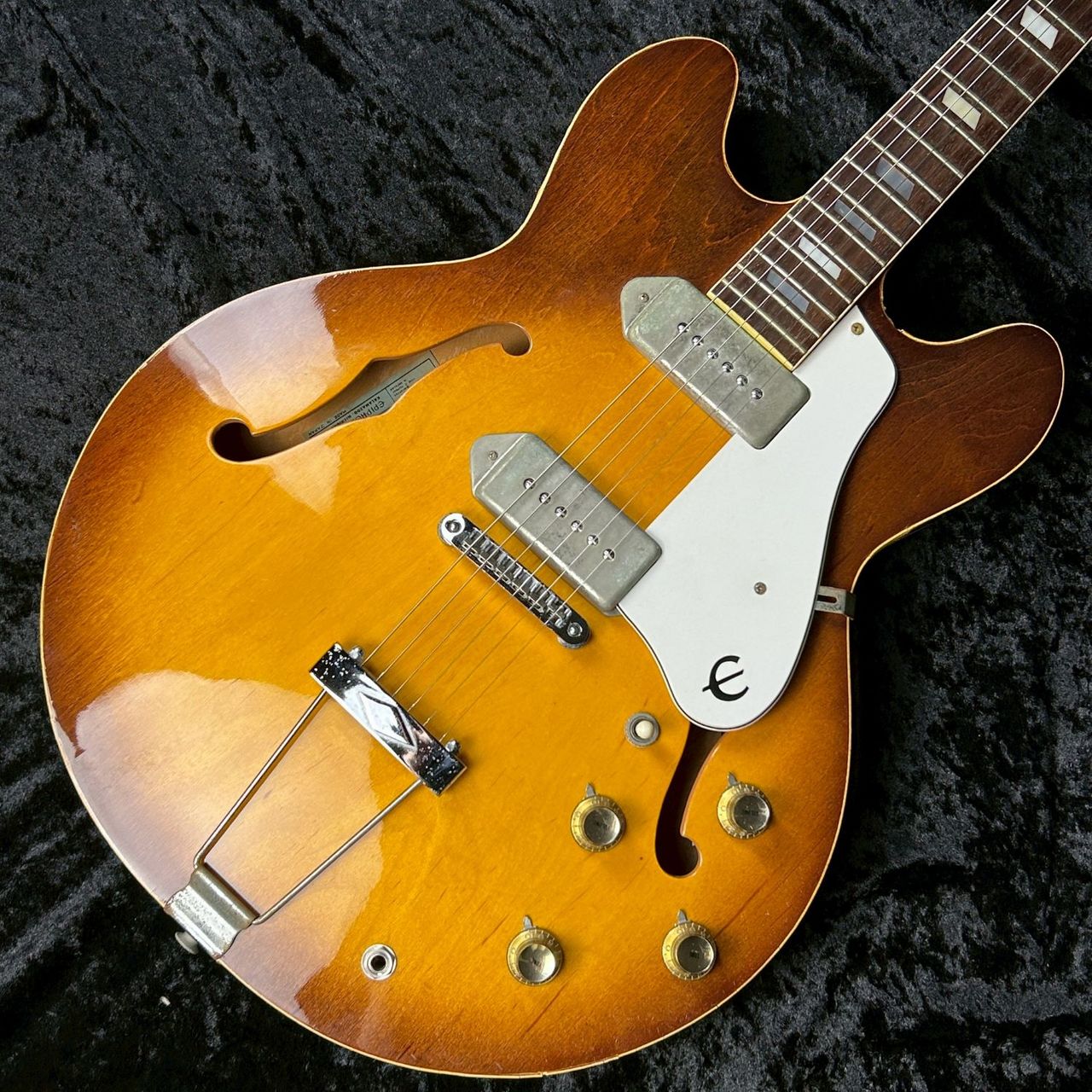 EPIPHONE J CASINO 70年代マツモク製、ブルーラベルのカジノ
