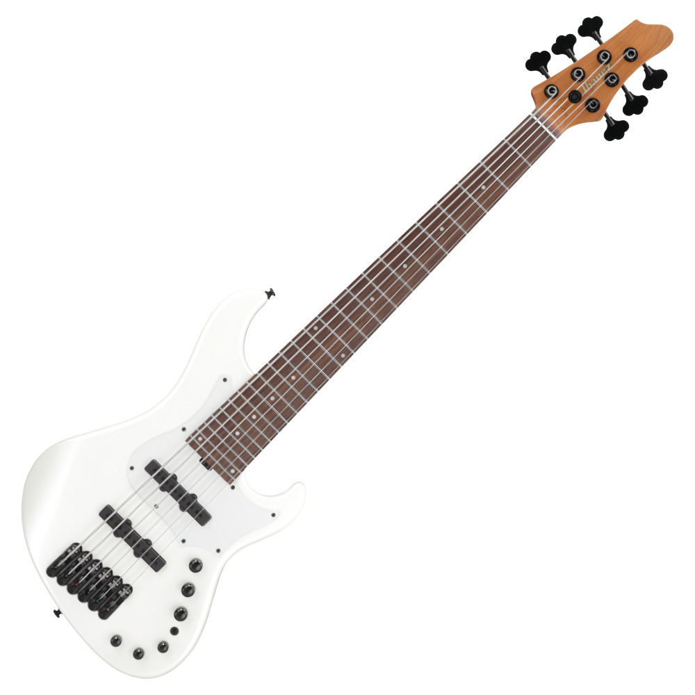 エレキベース ホワイト（価格交渉OK） Ibanez アイバニーズ MDM1006-PW Mode Series Pearl White 6弦エレキ