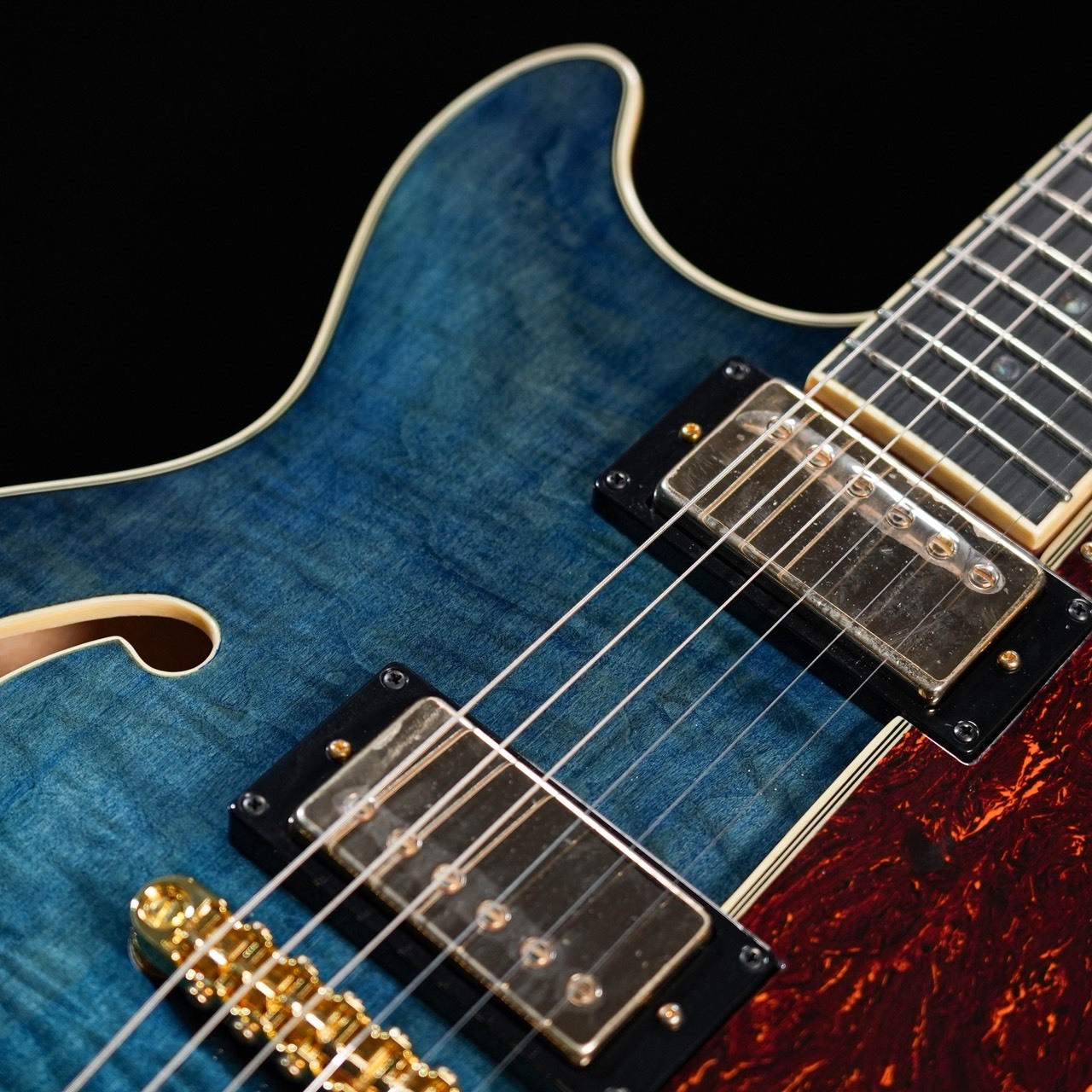Ibanez AMH90QM TBL 【ヘッドトップ傷有り特価】（B級特価/送料無料