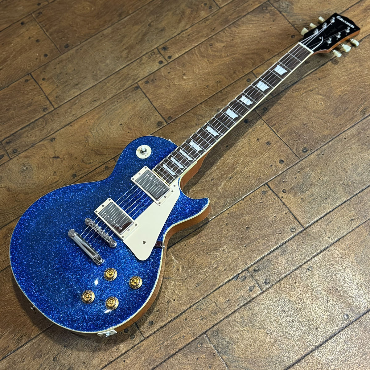 Edwardsレスポールエレキギター ブルー EDWARDS E-LP-108SD Blue Sparkle（中古/送料無料）【楽器検索