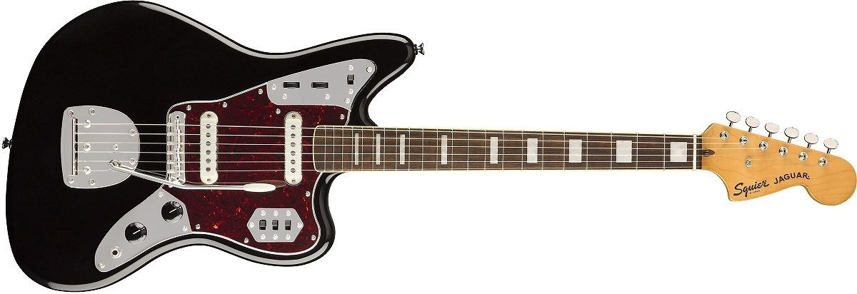 Squier by Fender Classic Vibe 70s Jaguar Laurel Fingerboard Black 