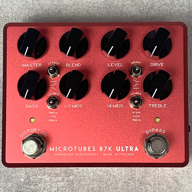 Microtubes B7K Ultra V2 with Aux In Red