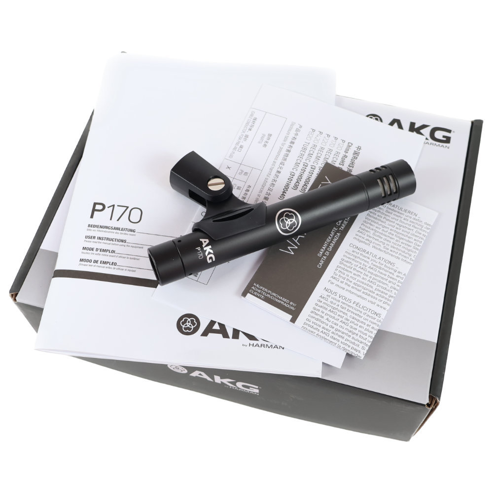 AKG P170 コンデンサーマイク P170 | 高性能楽器用マイクロホン