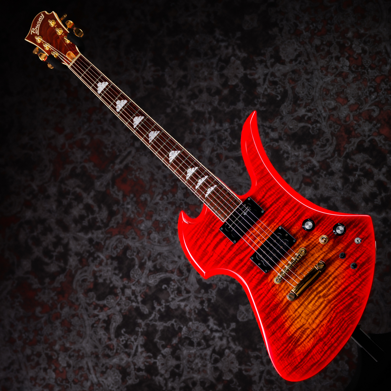 Burny MG-145S Cherry Sunburst / hide Model 【現物画像】（中古