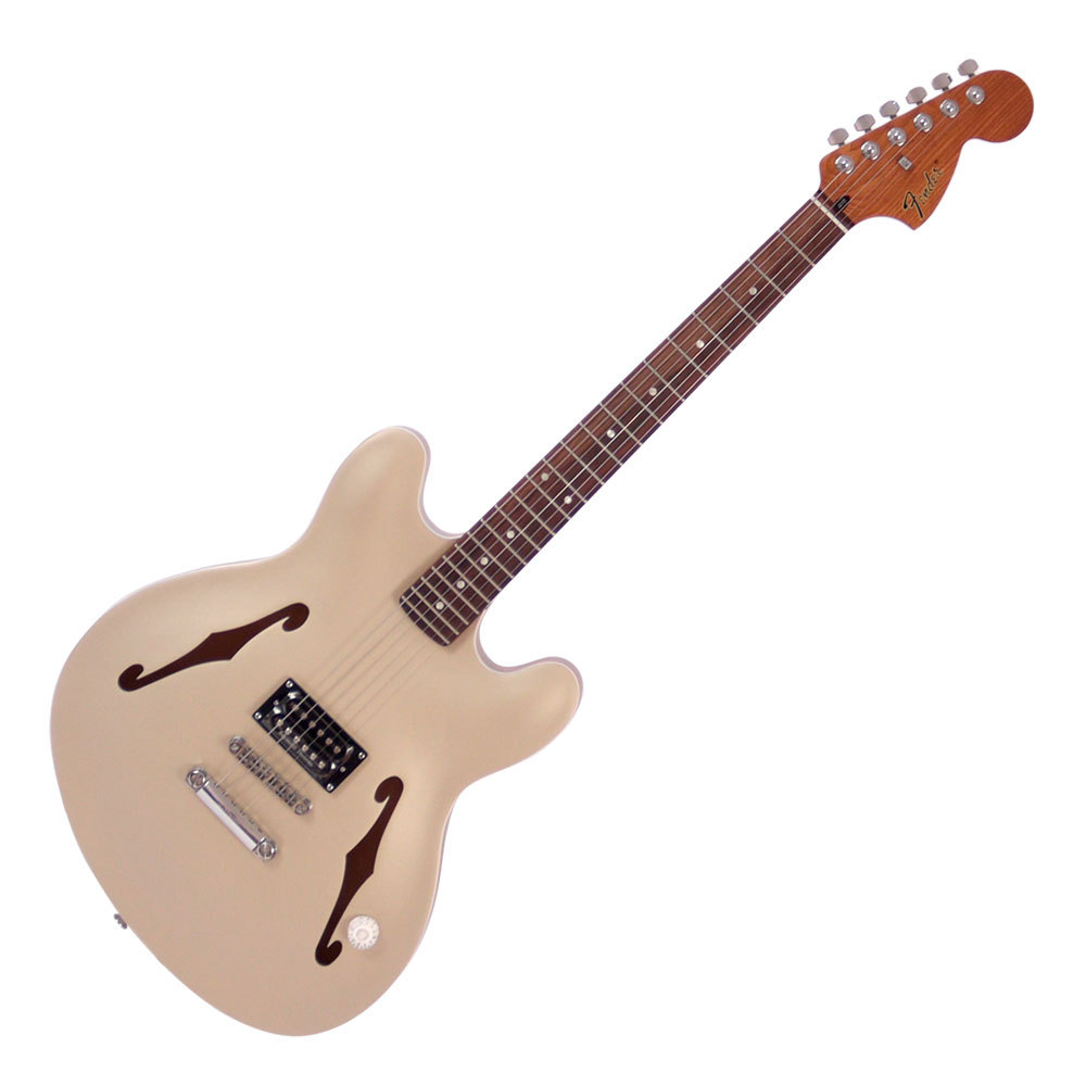 Fender Fender フェンダー Tom DeLonge Starcaster RW CHW Satin Shoreline Gold エレキギター アウトレット