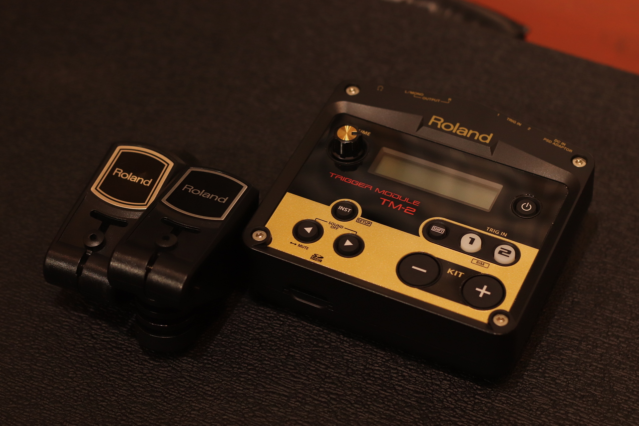 Roland TM-2 (Modules) + RT-10K(Kick Trigger)+ RT-10S (Snare