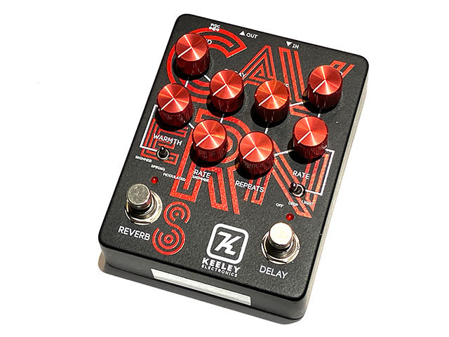 ギター Keeley Caverns V2 LTD Black & Red Keeley CAVERNS V2 LTD 