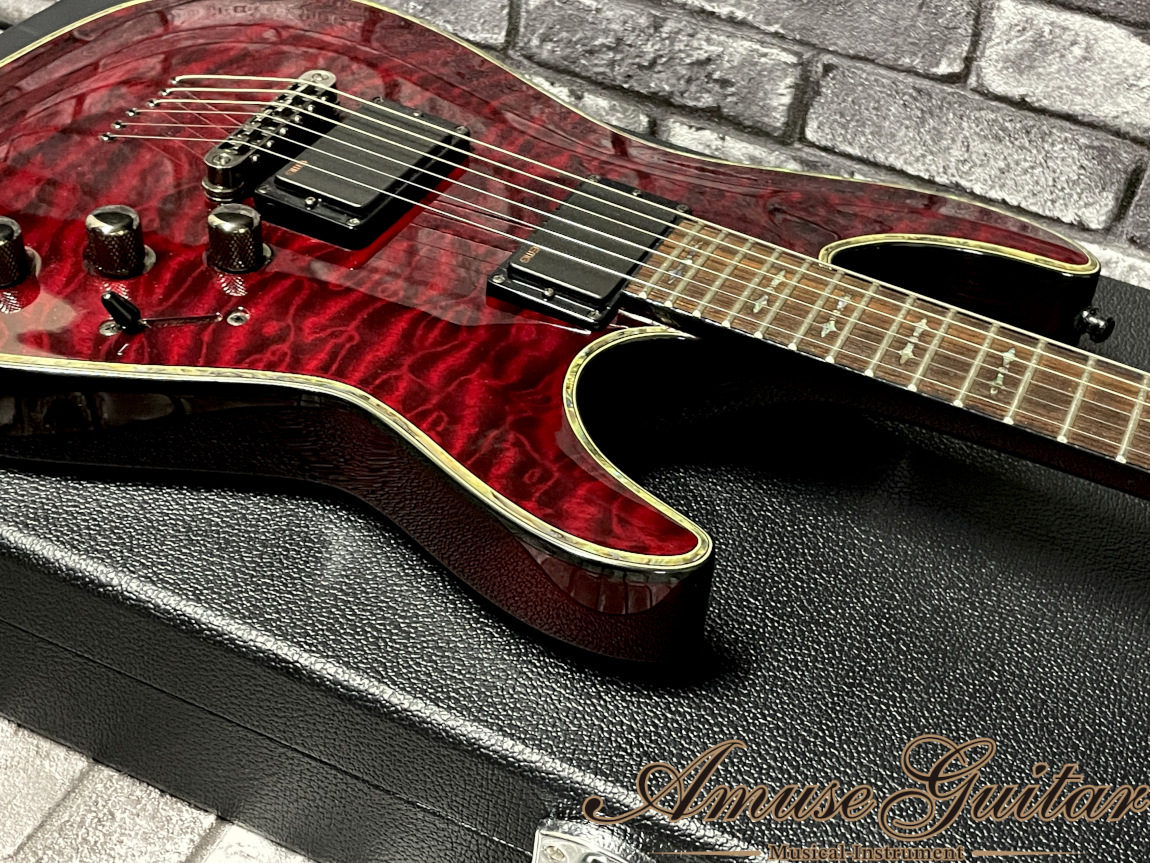 SCHECTER HELLRAISER AD-C-1-HR # Black Cherry 2012年製【EMG 81TW 