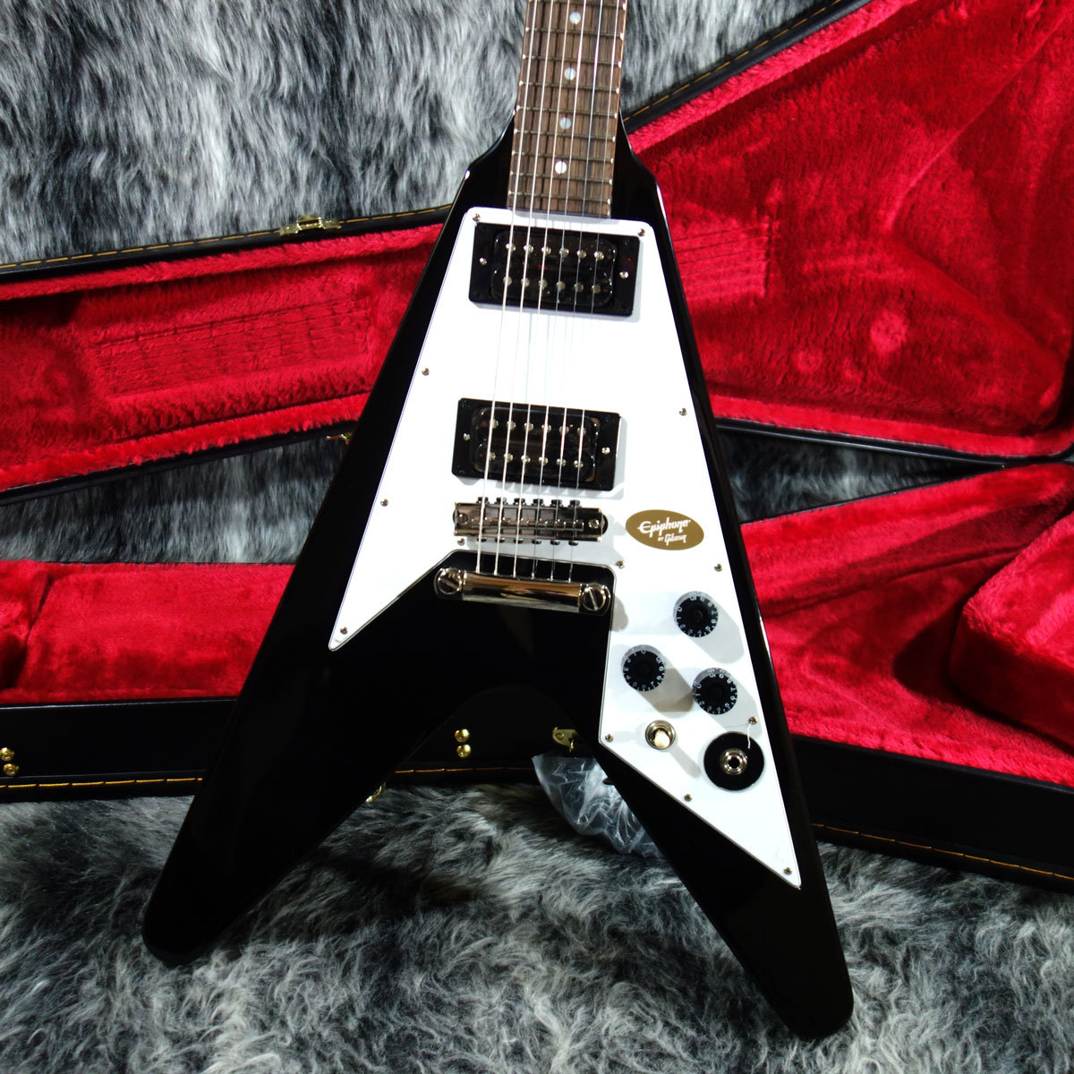 Epiphone Kirk Hammett 1979 Flying V Ebony