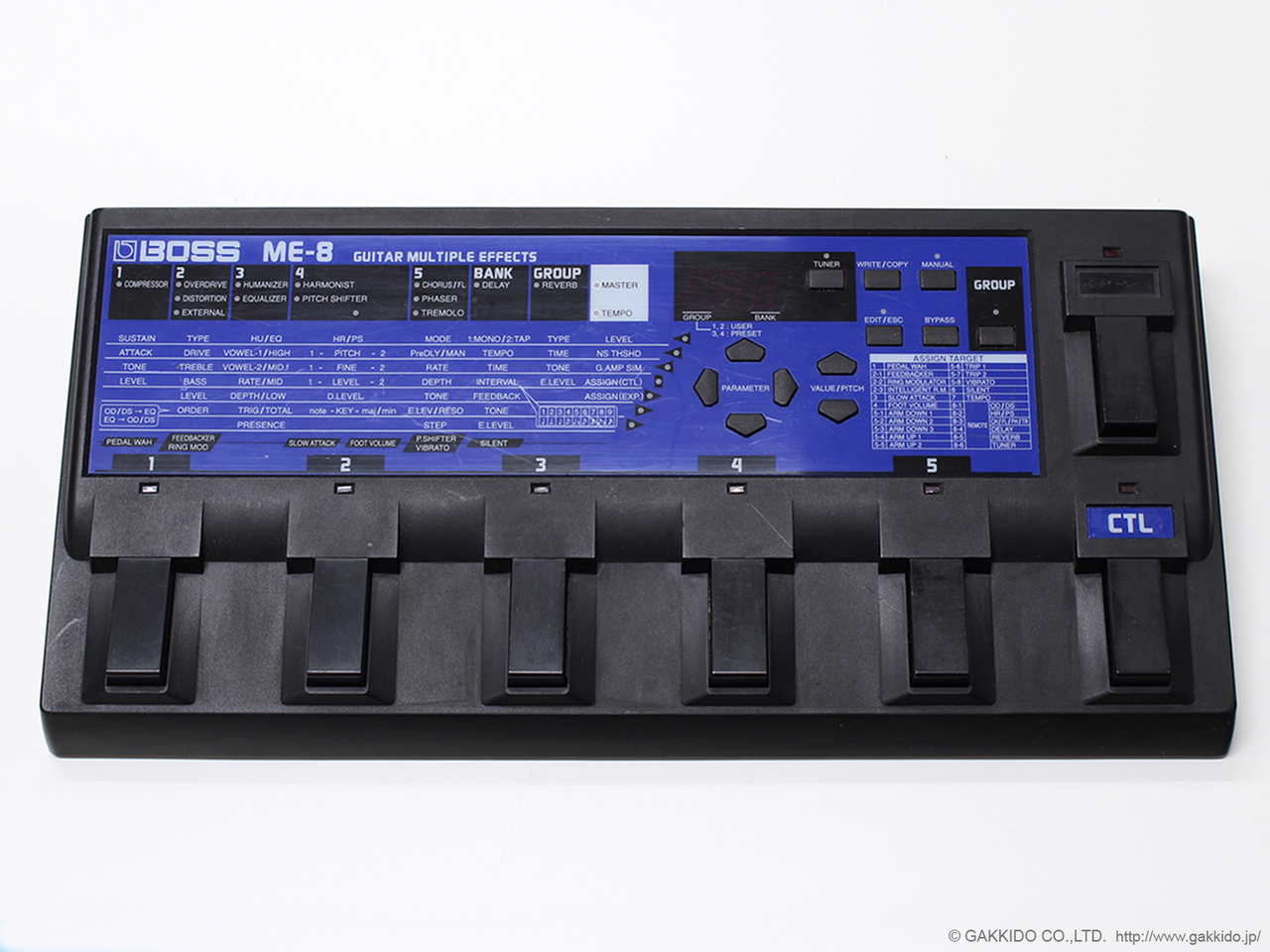 【美品】BOSS ME-8 マルチエフェクター BOSS ME-8 マルチエフェクター（中古）【楽器検索デジマート】