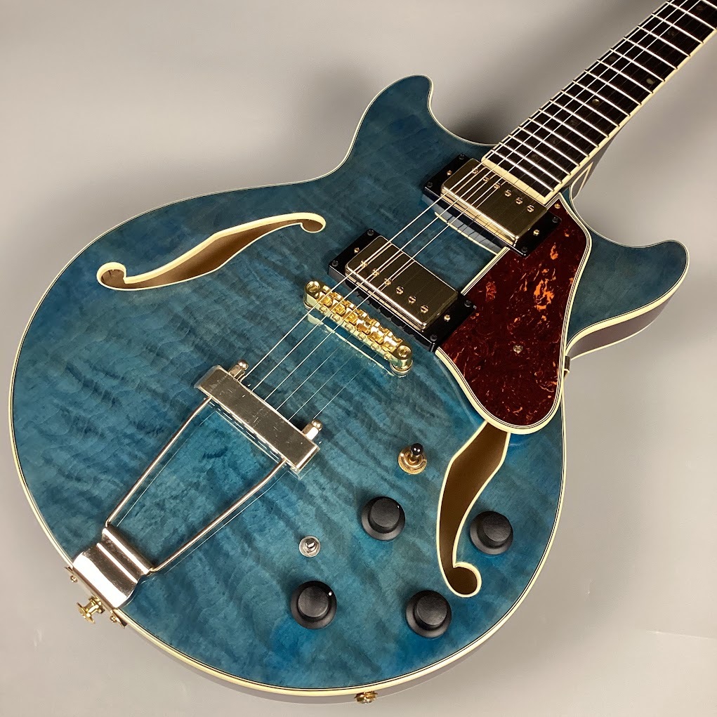 Ibanez AMH90QM TBL フルアコギター アイバニーズ 【島村楽器
