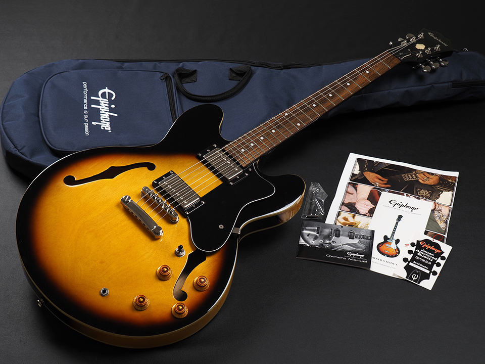 エピフォン Dot サンバースト セミアコ Epiphone(エピフォン) / DOT VS エレキギター/セミアコ/サン