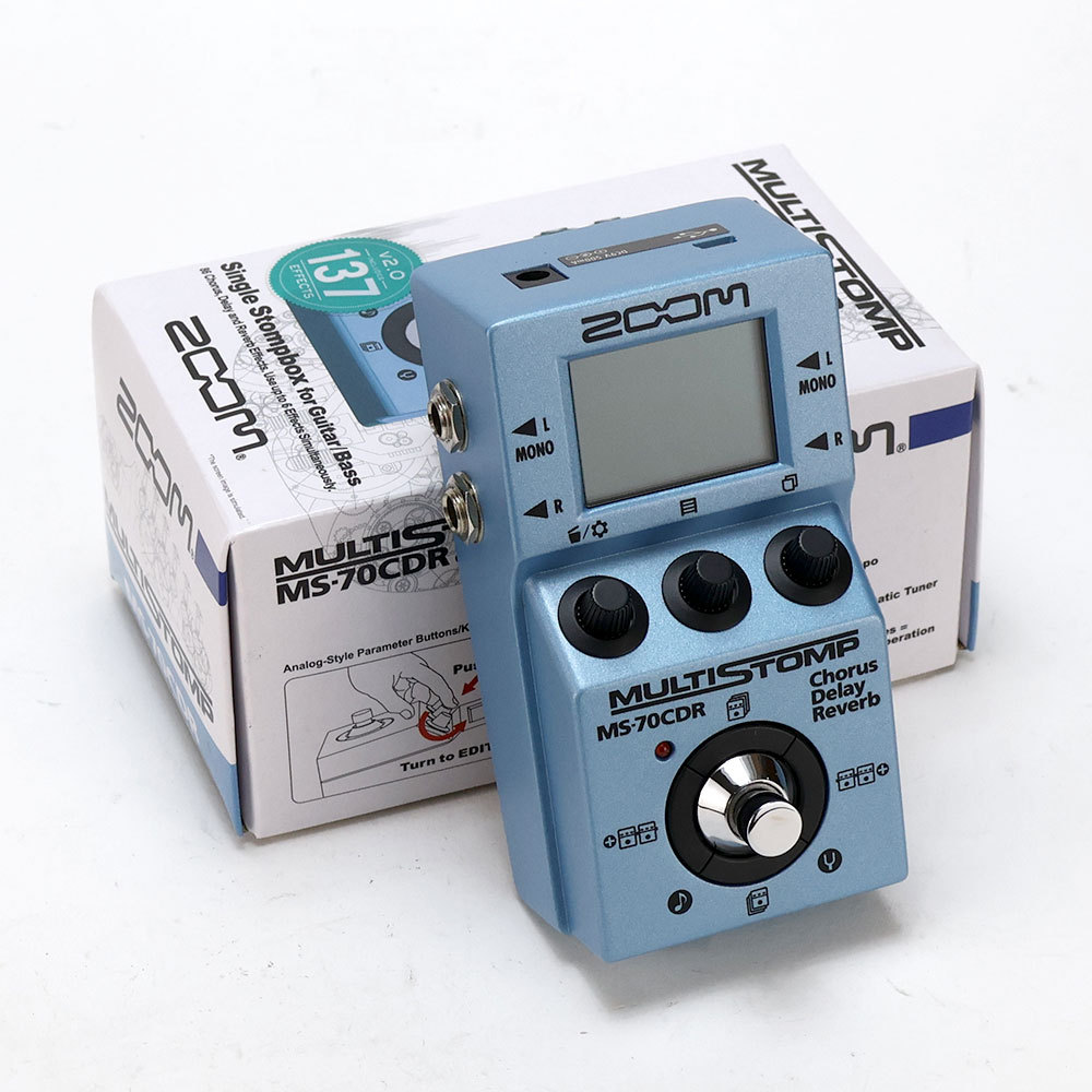☆【箱付】ZOOM MS-70CDR マルチエフェクター 【公式通販】
