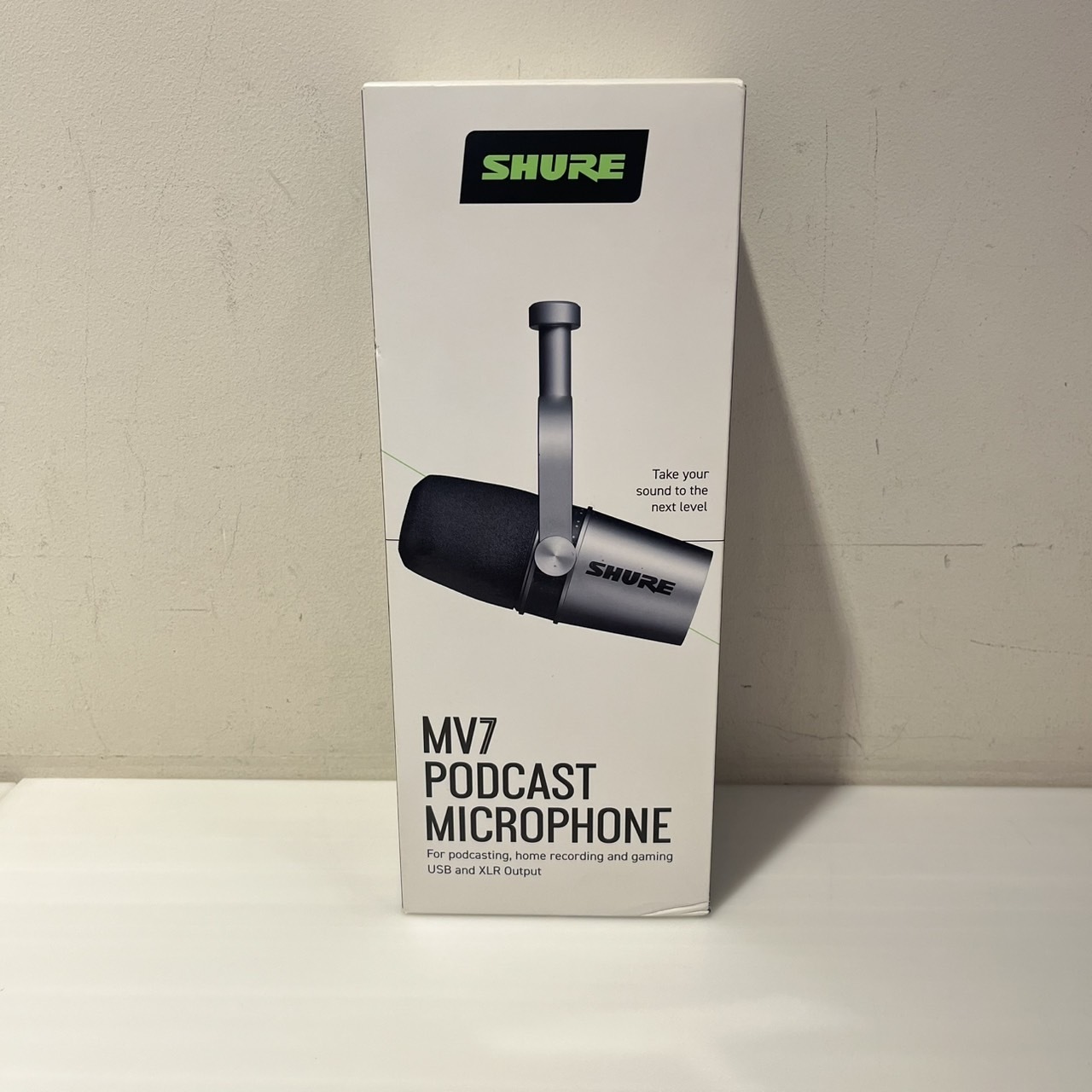 新品未開封　SHURE MV7 銀色 SHURE MV7をレビュー。XLR・USB両対応の高性能ダイナミック