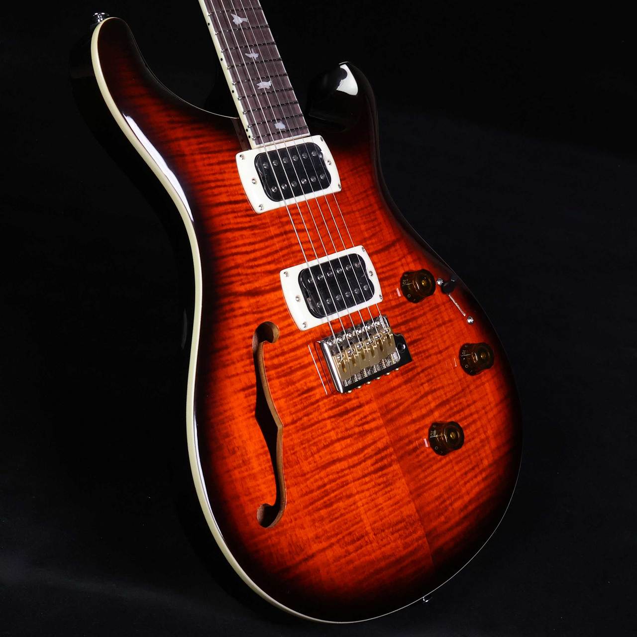 Paul Reed Smith(PRS) SE Custom24 Semi-Hollow Piezo Orange Tiger