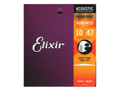 Elixir NANOWEB Coating Phosphor Bronze Extra Light