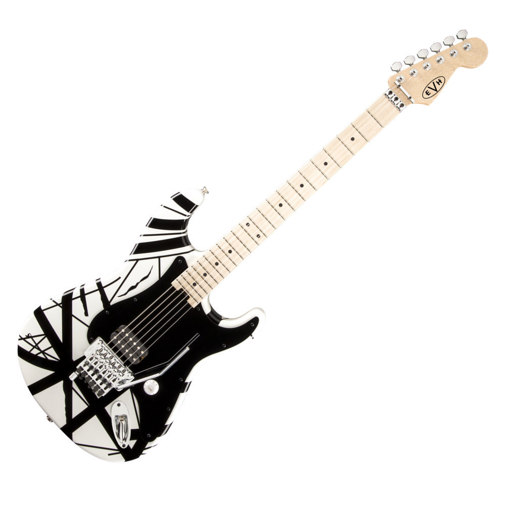 EVH Striped Series White with Black Stripes エレキギター（新品