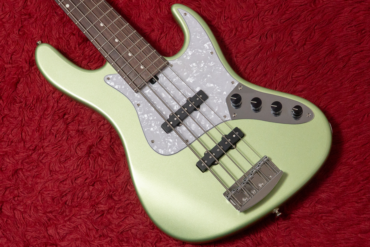 Kikuchi Guitars Custom 5st J Bass Bracing Green 3.645kg #4【GIB
