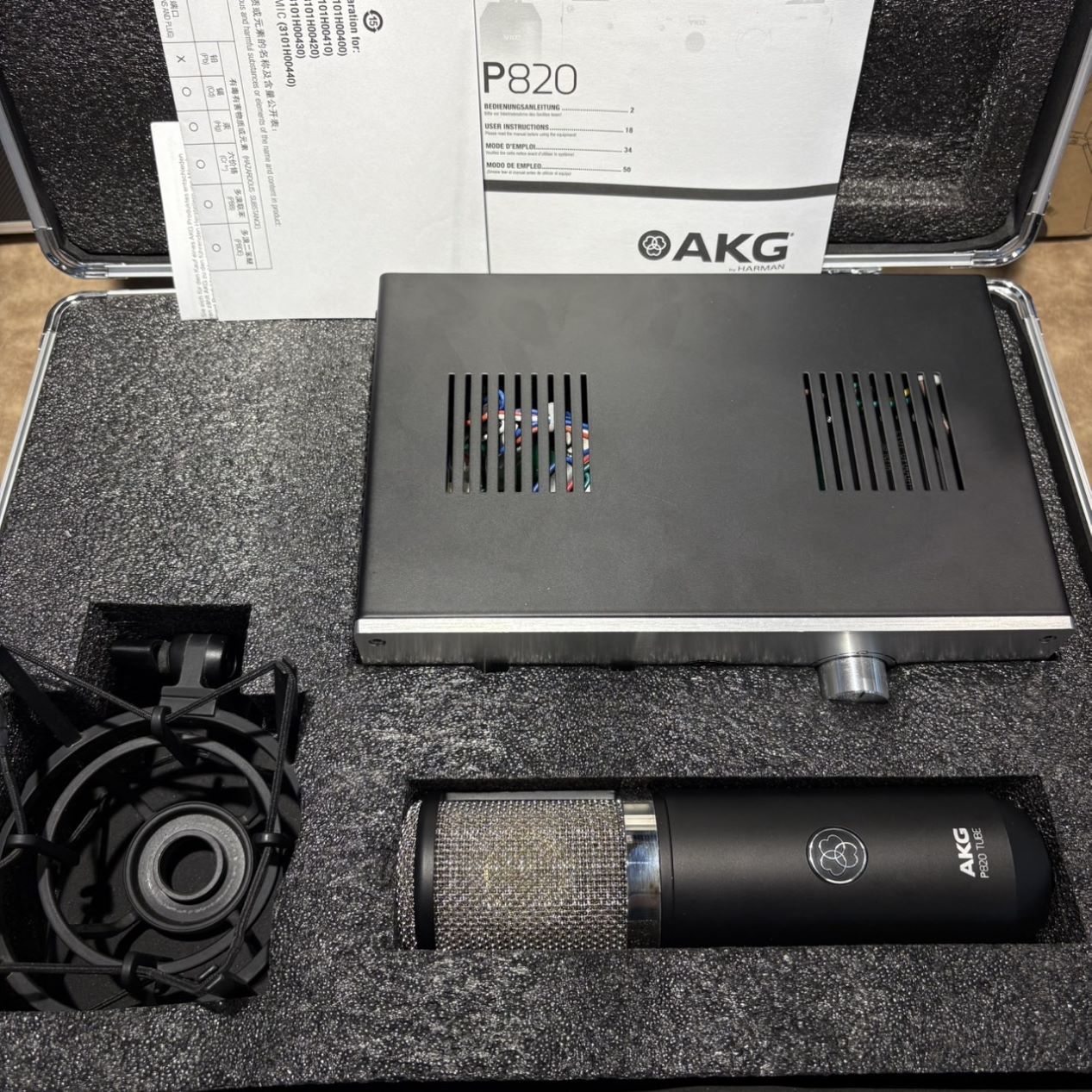 AKG P820 TUBE【生産完了の真空管マイク】（中古/送料無料