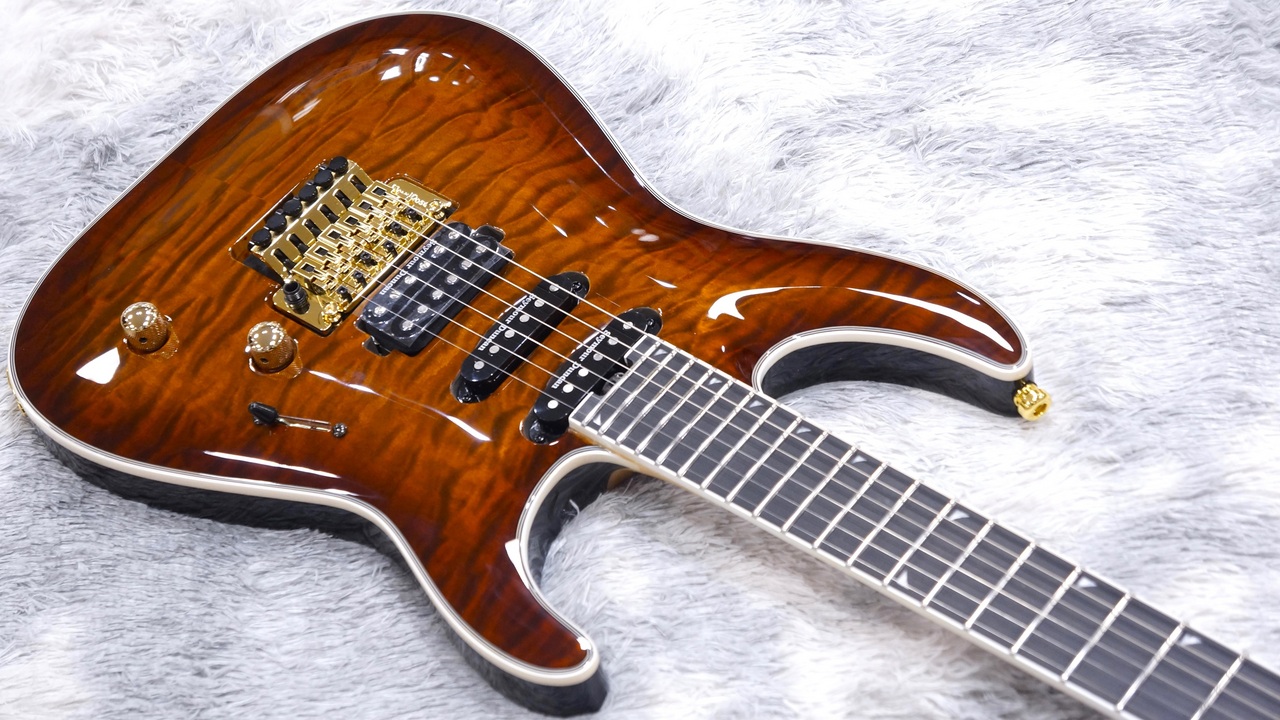 Jackson Pro Plus Series Soloist SLA3Q Amber Tiger Eye【特価