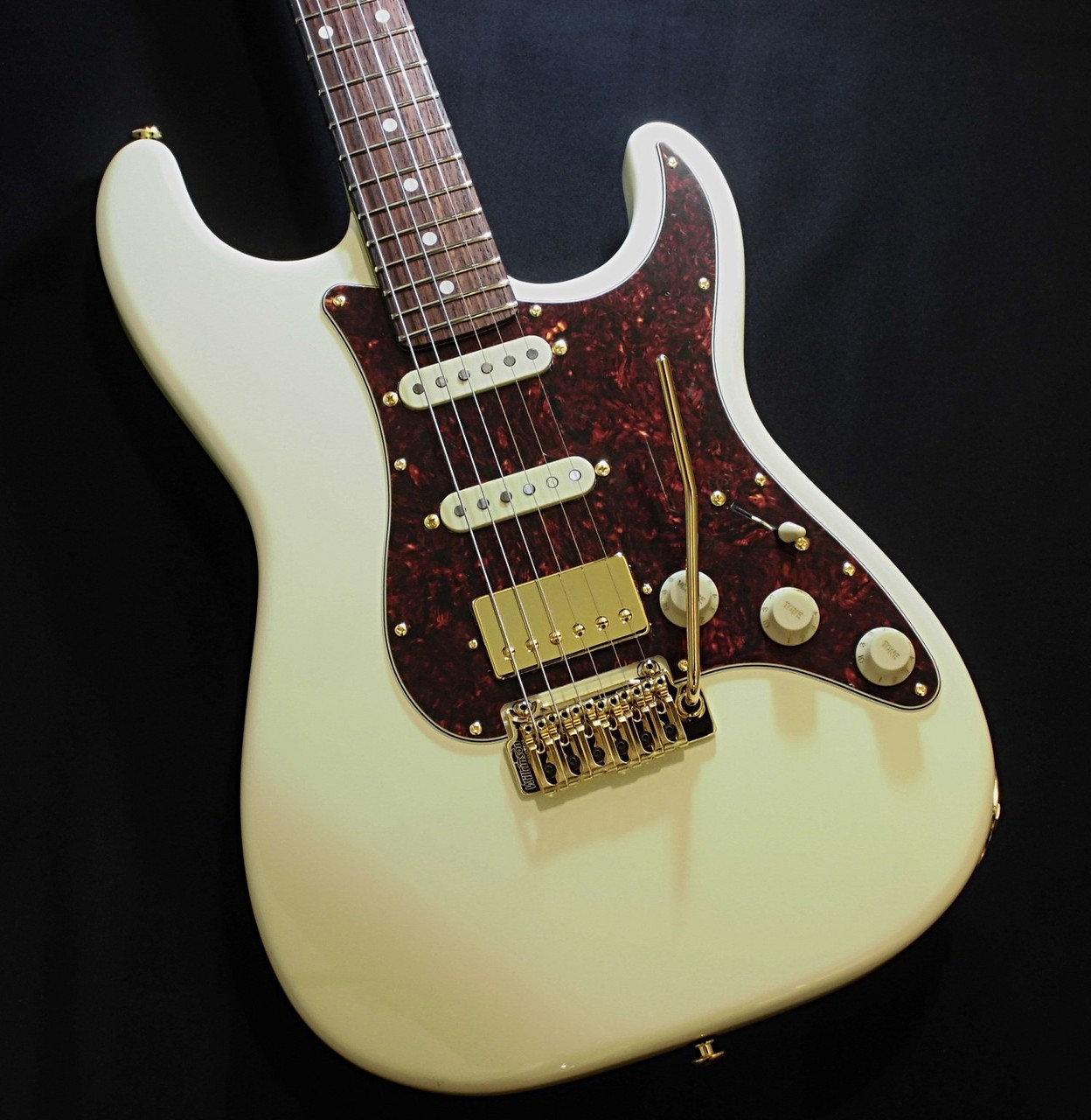 Black Smoker STD SIGMA SSH Flame Maple Neck / Vintage White（新品