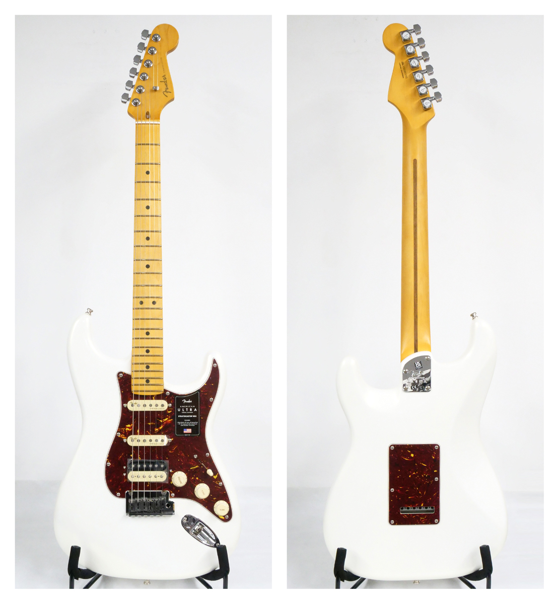 Fender American Ultra Stratocaster HSS 2023 (Arctic  Pearl)（新品/送料無料）【楽器検索デジマート】
