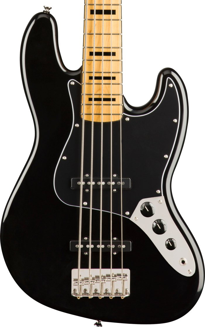 Squier by Fender Classic Vibe '70s Jazz Bass V (Black) (5弦ベース 