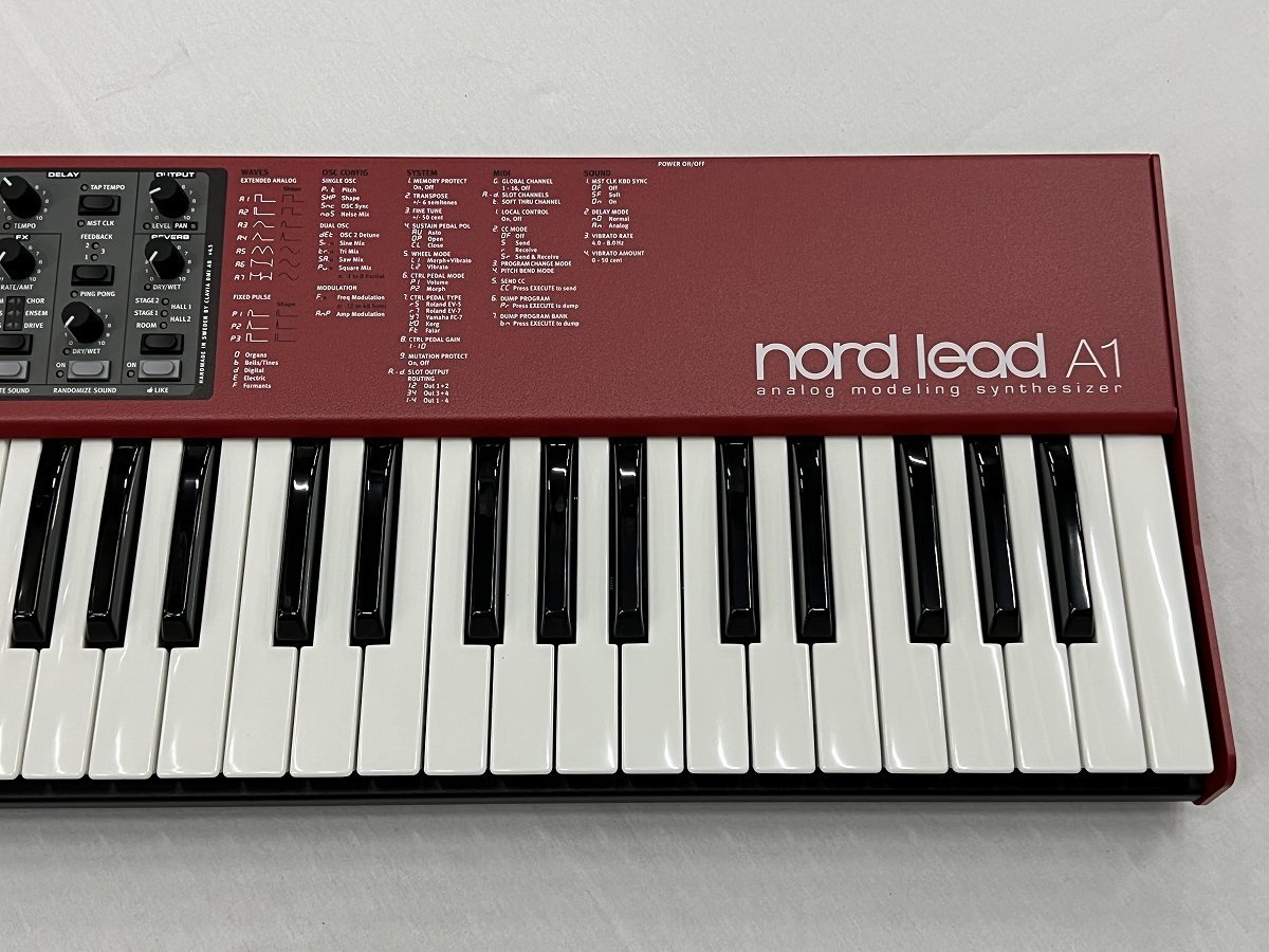 CLAVIA アナログ モデリング シンセサイザー Nord Lead A1 - 家庭用