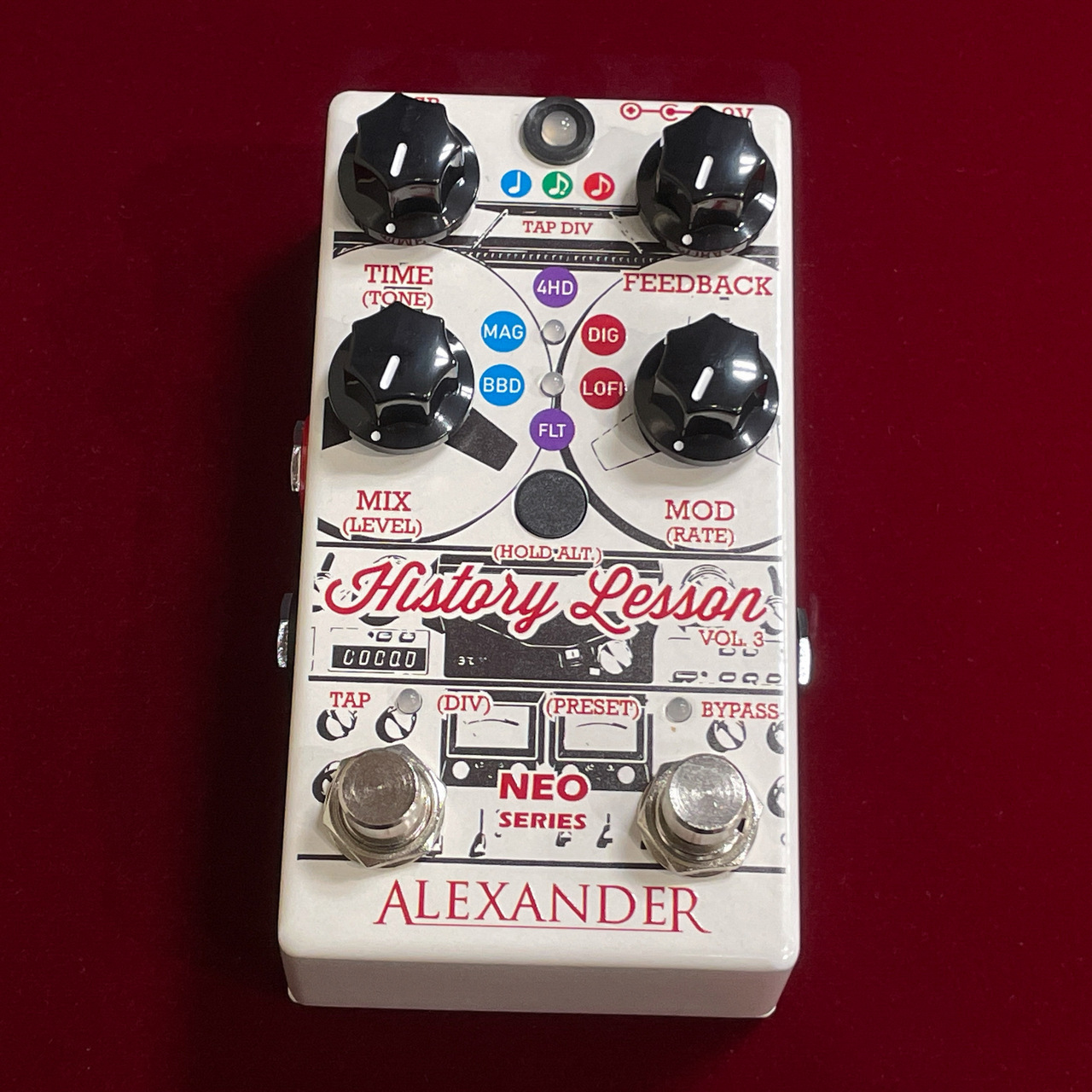 Alexander Pedals History Lesson Volume 3 【6モード搭載テープエコーu0026ディレイ 】（新品特価/送料無料）【楽器検索デジマート】