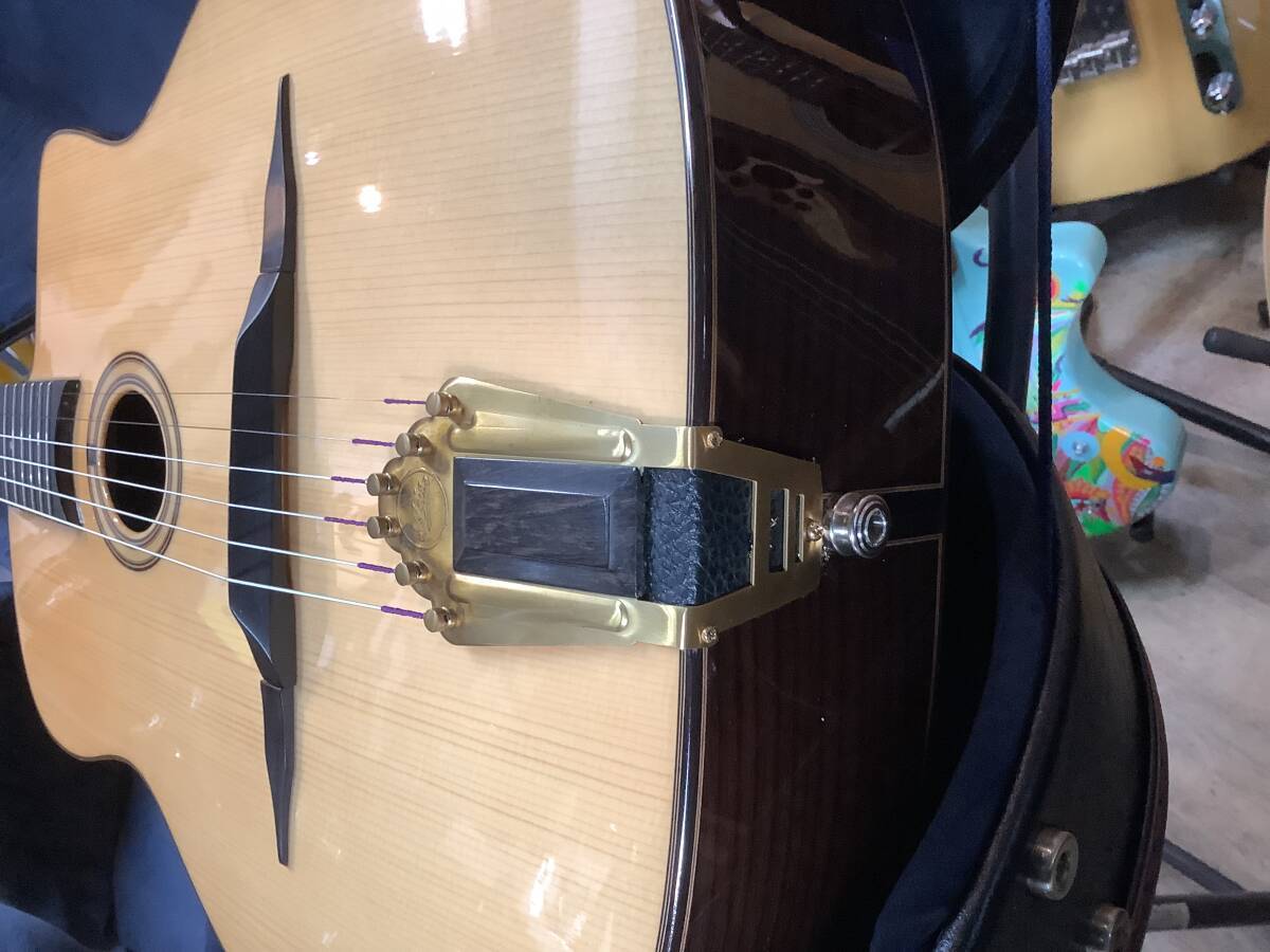 ARIA MM-100/O Maccaferri TYPE Gipsy Jazz Guitar マイク搭載
